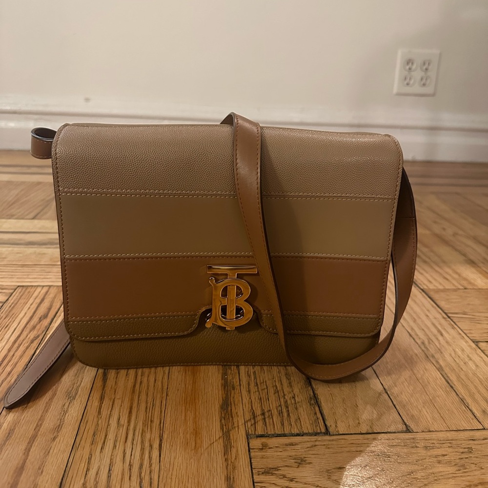 Burberry TB leather crossbody